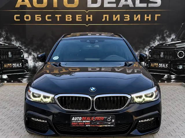 BMW 530 2018, тъмносин металик