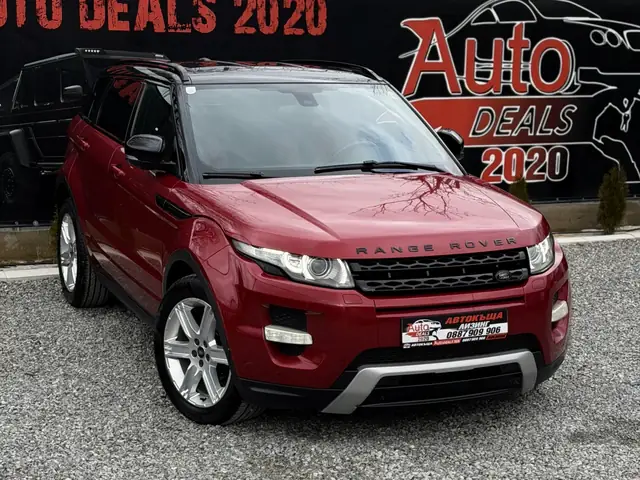 Land Rover Range Rover Evoque 2013, червен