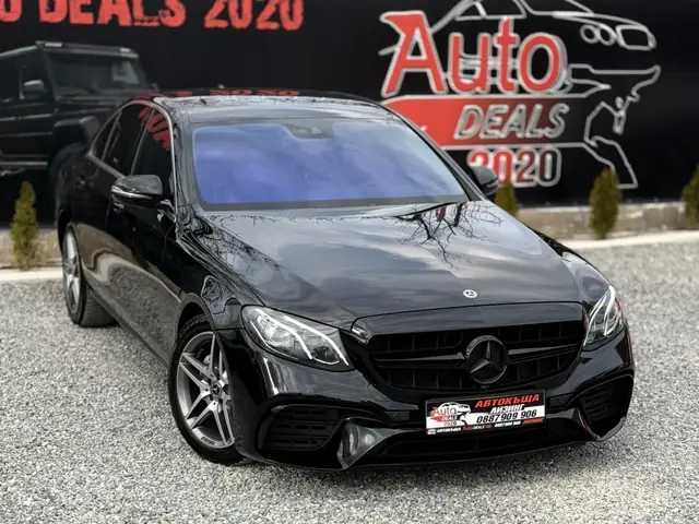 Mercedes-Benz E 220 2018, черен