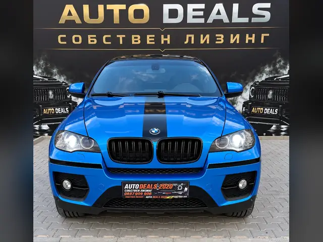 BMW X6 2010, син