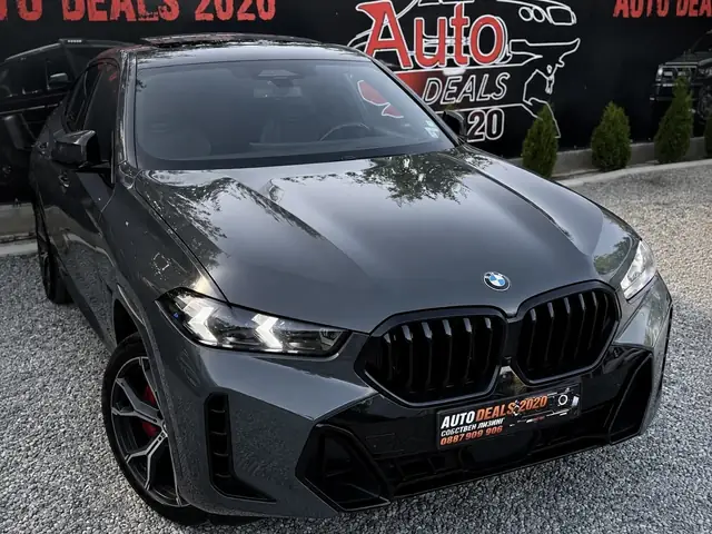 BMW X6 2023, тъмносив