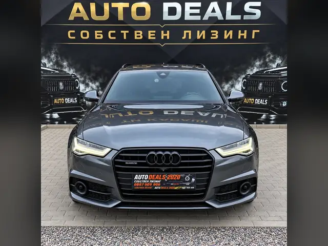 Audi A6 2015, тъмносив