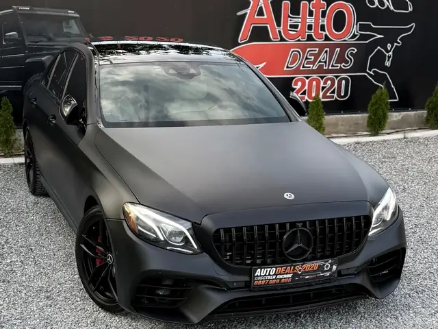 Mercedes-Benz E 43 AMG 2018, черен
