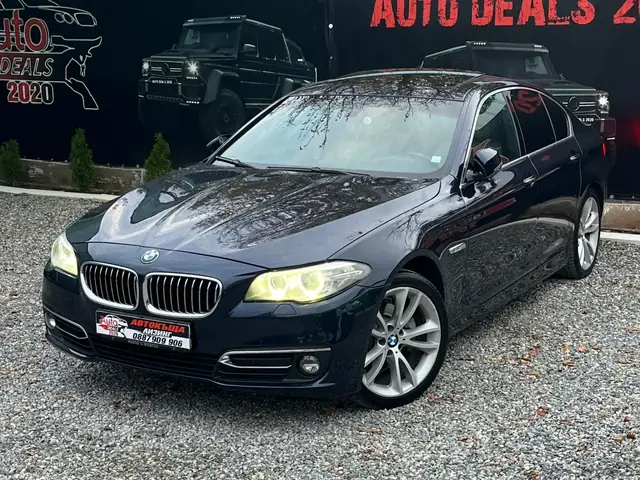 BMW 520 2016, тъмносин металик