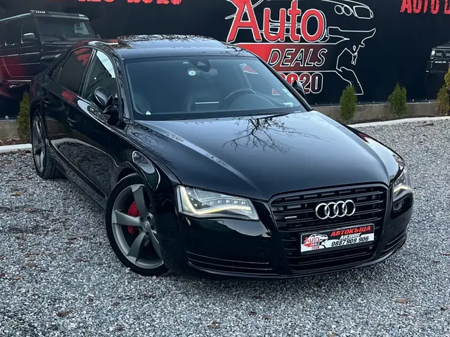 Audi A8 2012, черен