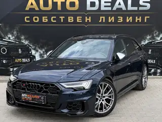 Audi S6 2020, тъмносин металик, снимка 3 от 14