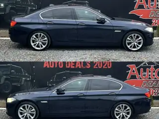 BMW 520 2016, тъмносин металик, снимка 3 от 12
